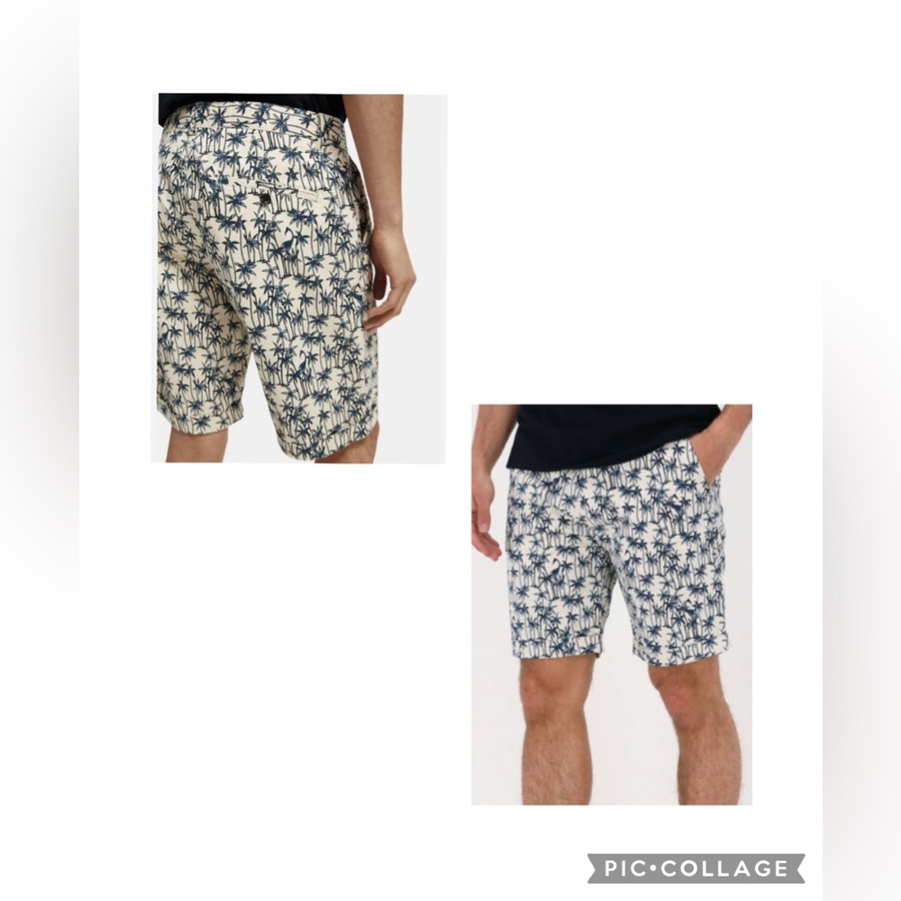 SCOTCH & SODA Tropical STUART Flat Front Bermuda Shorts - Picture 3 of 7